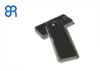 Seramik Anti Metal RFID Sert Etiket Küçük Boy Siyah Yüksek Hassasiyet -17dBm