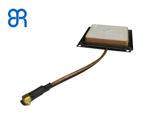 RFID El Okuyucu SMA Konnektörü için Beyaz UHF RFID Seramik Anten 902-928MHz