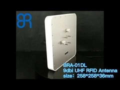 BRA-01DL 9dBic UHF RFID Okuyucu Anteni, Çapraz Polarize Uzak Alan Uygulamaları İçin